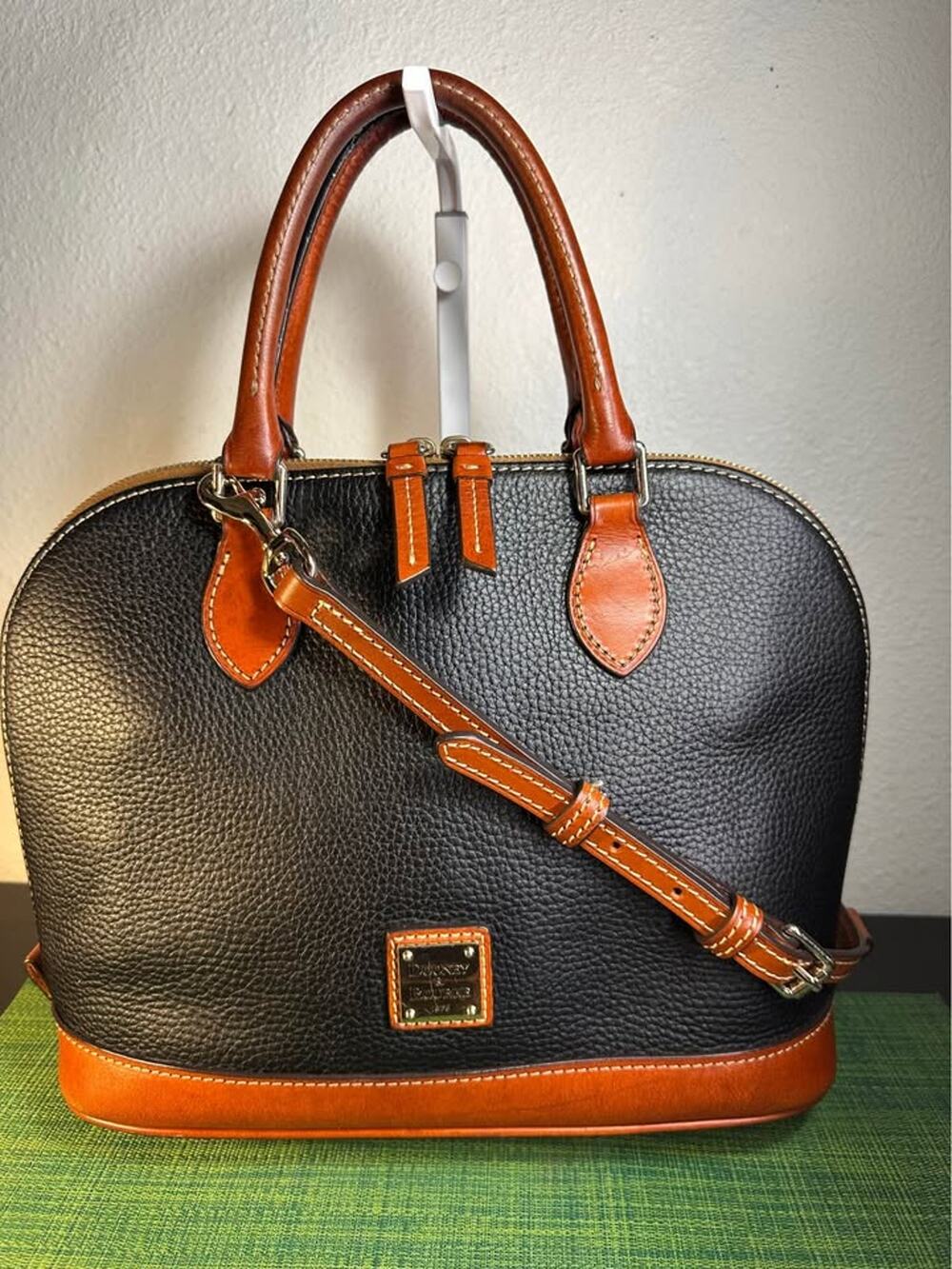Dooney & Bourke Pebble Grain Zip Zip Satchel